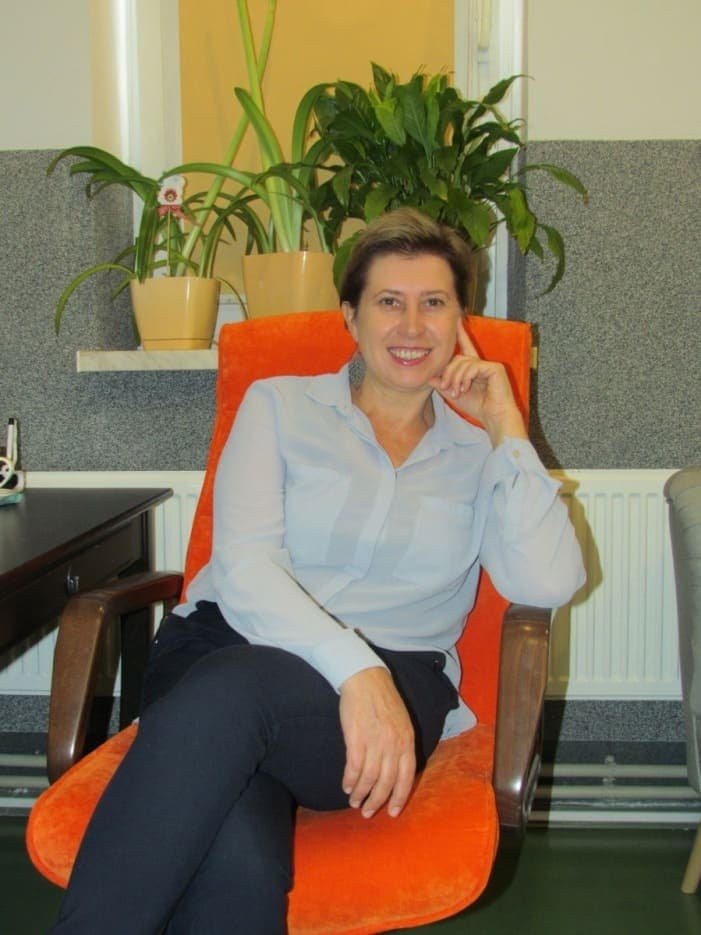 Psycholog w gabinecie